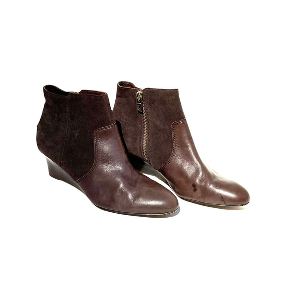 Coach Mystic Wedge Zip Ankle Boots - Womens Size EU 38.5 / US 8.5 - Picture 2 of 16